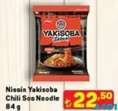 NİSSİN YAKİSOBA CHİLİ SOS NOODLE 84 G fiyat ve kampanya bilgisi